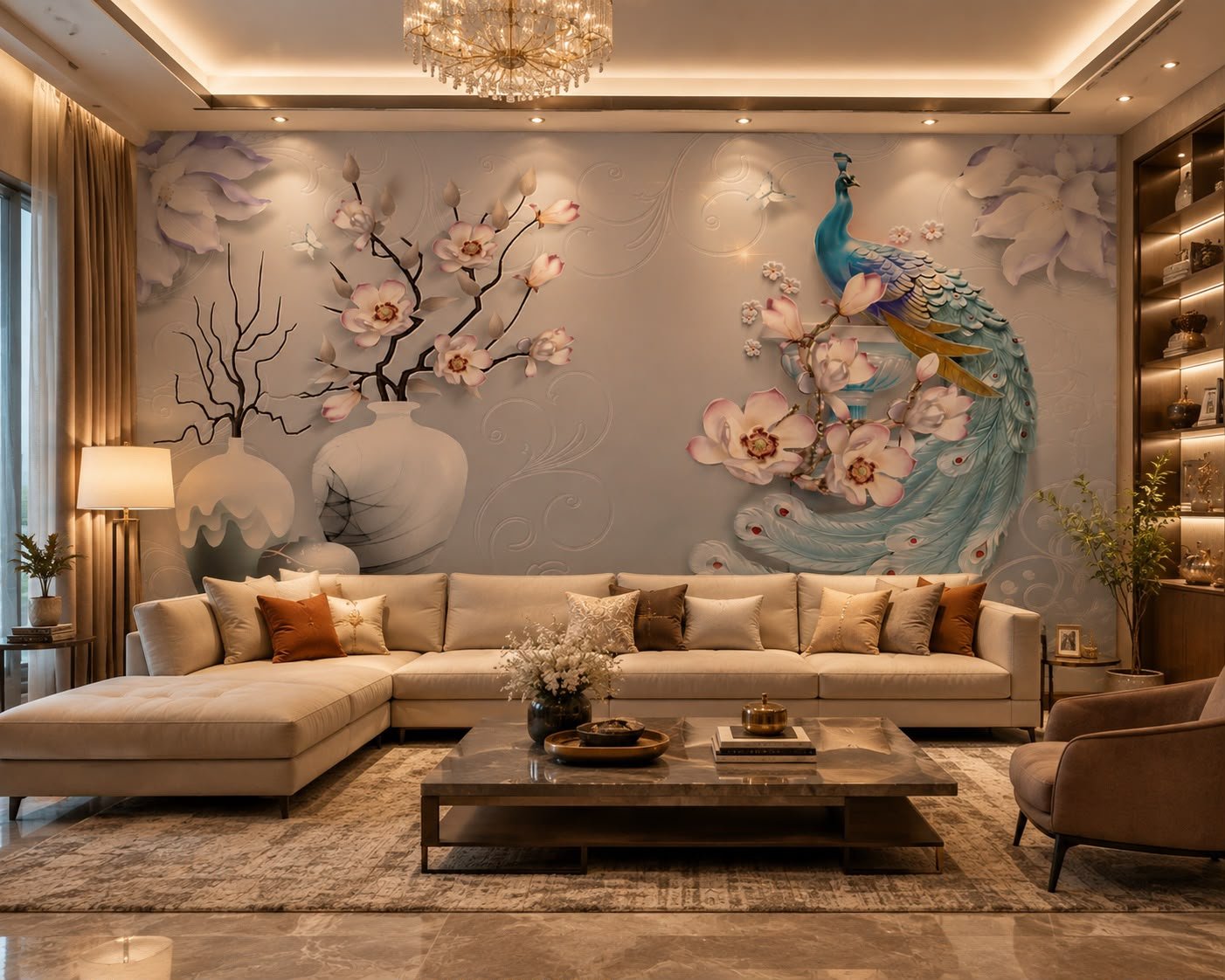 Imperial Garden Chinoiserie mural